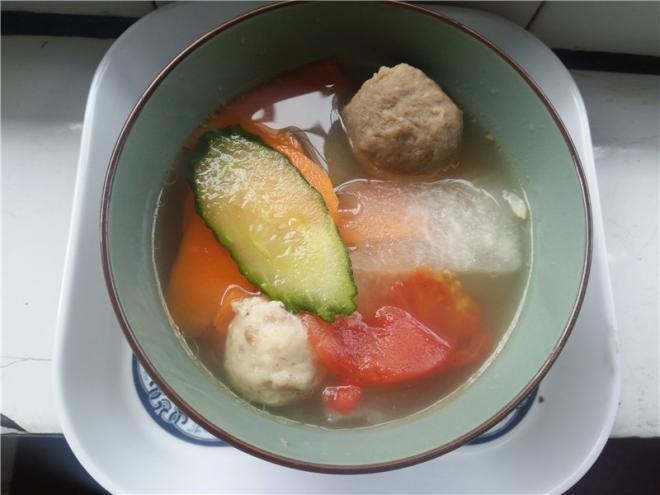 懒人丸子汤
