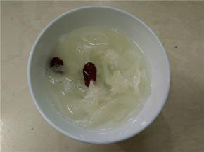 用凉水降温后，装碗即可