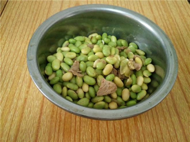 毛豆炒肉