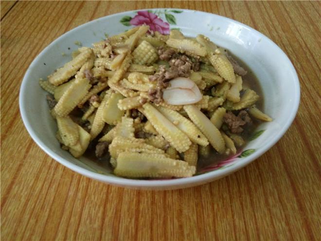 玉米芽炒肉