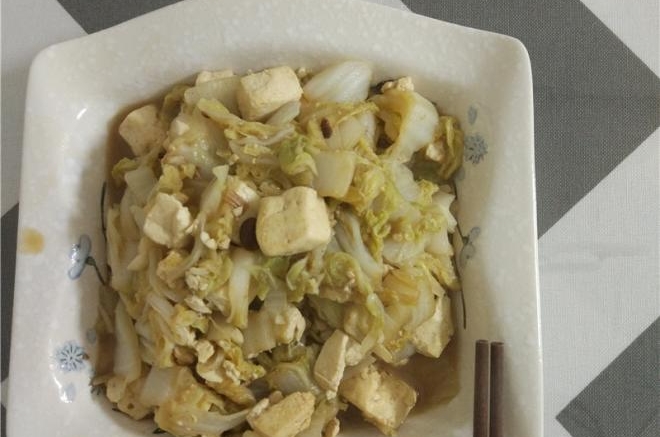 白菜炖豆腐