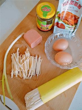 所需主食材如下