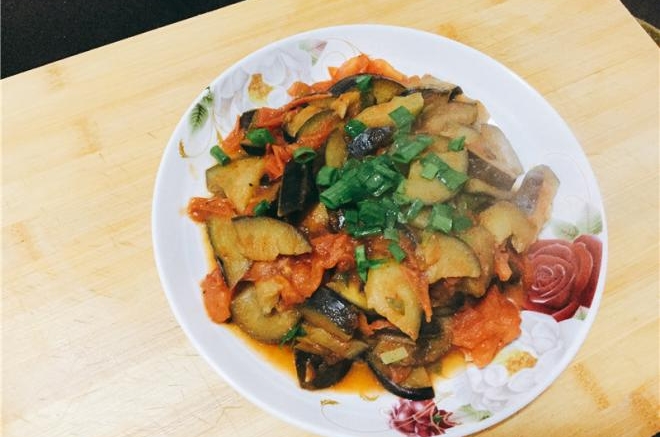 西红柿炒茄子
