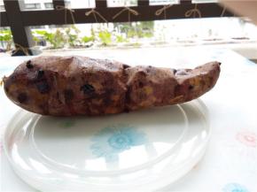 红薯烤熟或蒸熟