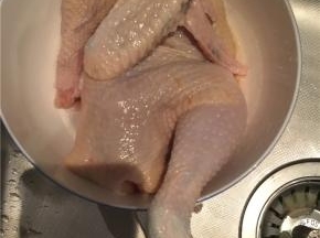 生鸡洗净