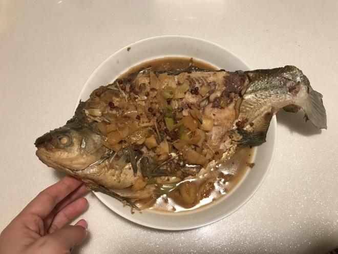 红烧鳊鱼