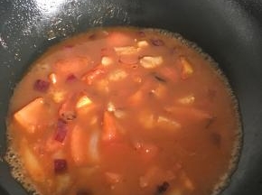 加水、加番茄酱