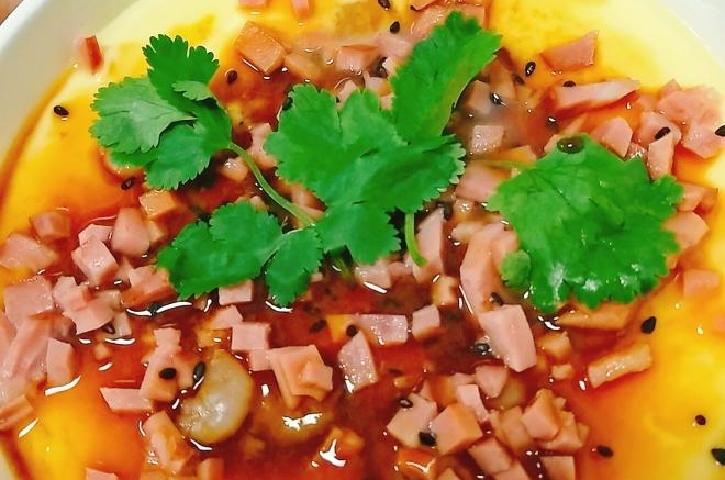 虾仁豆腐鸡蛋羹