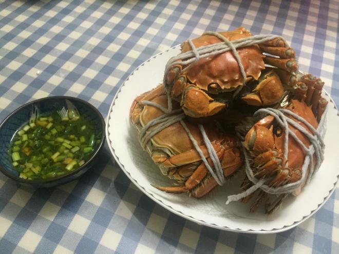 葱油大闸蟹