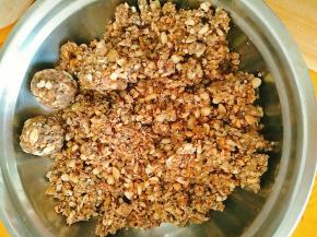 这是提前准备好的五仁馅。