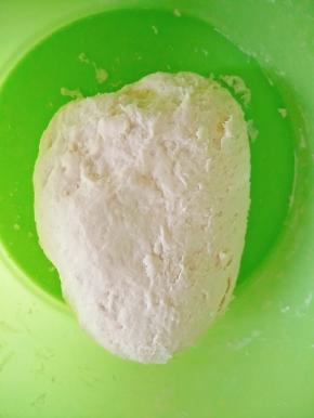 用手揉成面团即可，盖上保鲜膜发酵至其两倍大即可。