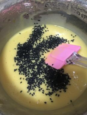 步骤六：
加入黑芝麻