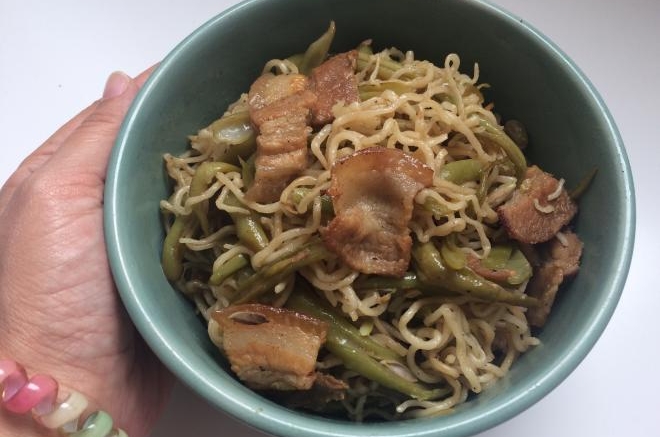豆角焖面