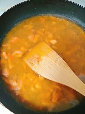 加入适量开水。