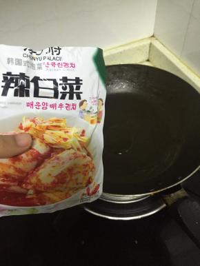 准备好泡菜一包