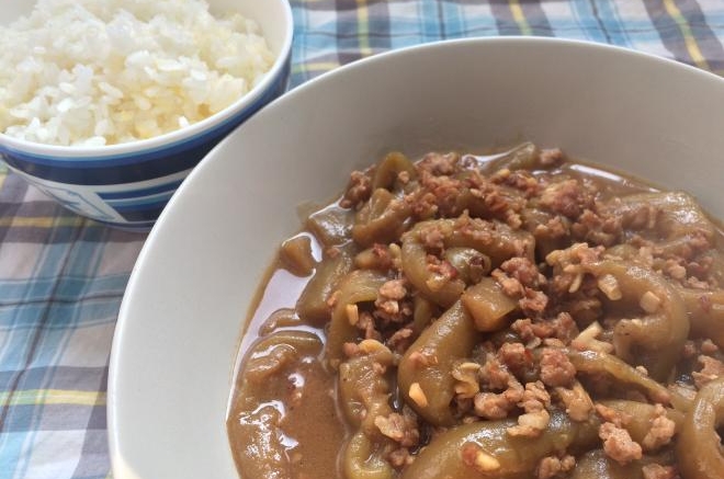 少油肉末茄子