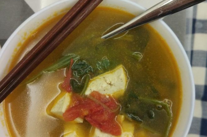 菠菜豆腐汤
