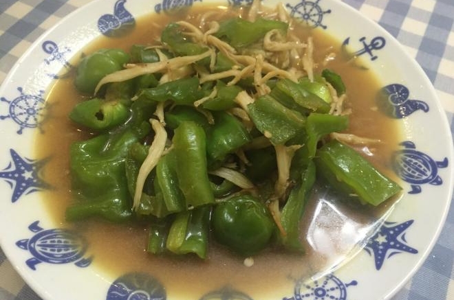青椒银鱼
