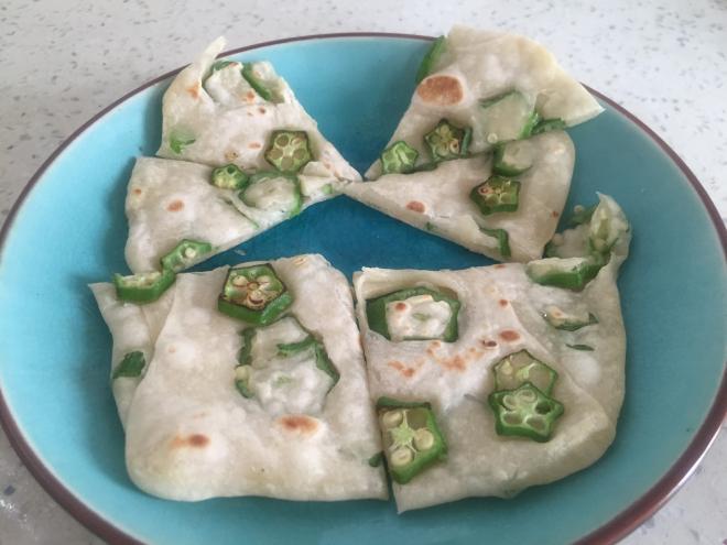 秋葵薄饼