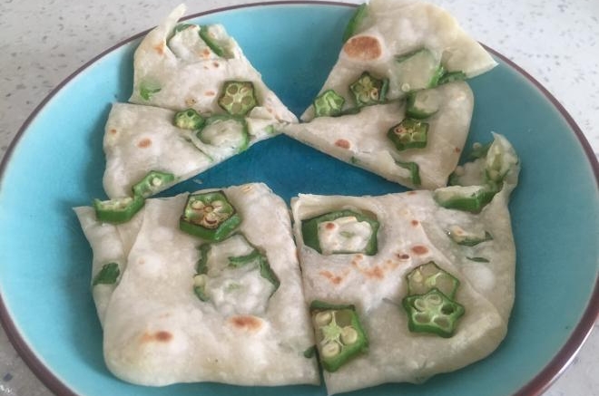秋葵薄饼