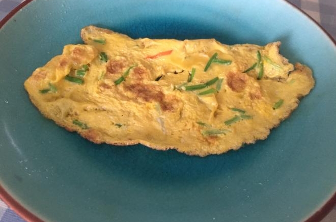 香葱蛋饼