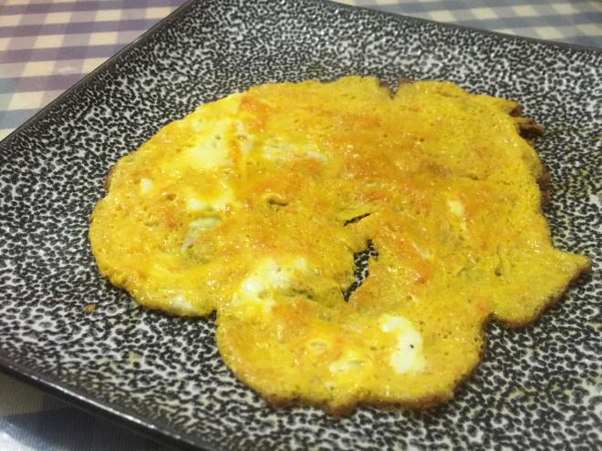 胡萝卜煎蛋饼