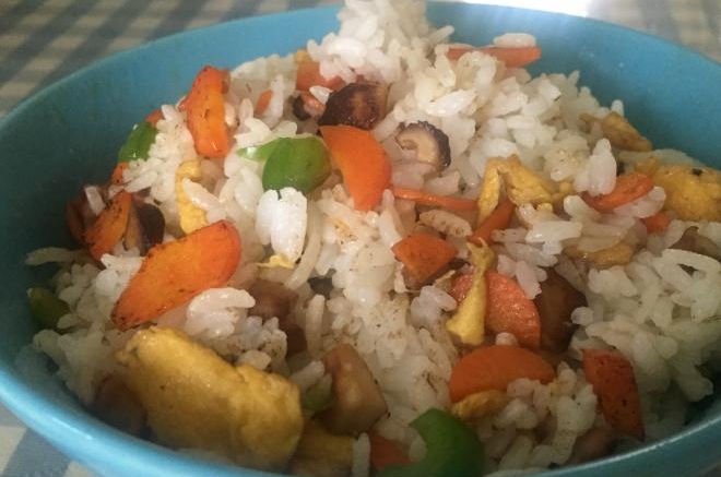 香菇蛋炒饭