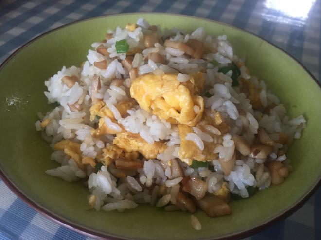 杏鲍菇蛋炒饭