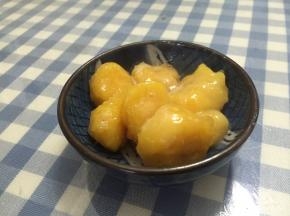 煮熟的芋圆拿出备用