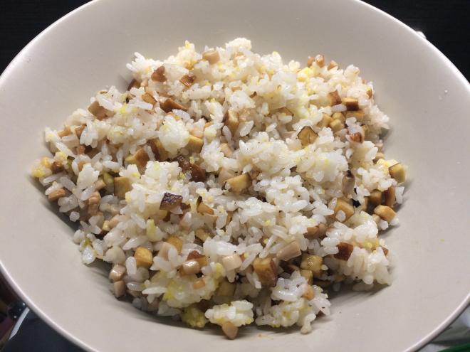 杏鲍菇豆干炒饭