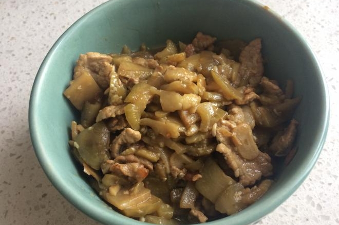 酱香茄子肉片