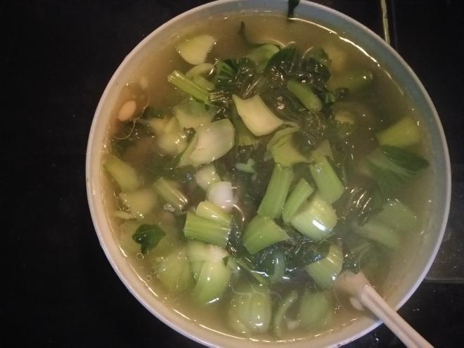 家常青菜鲜汤