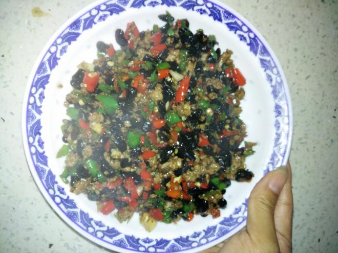肉沫豆豉炒辣椒
