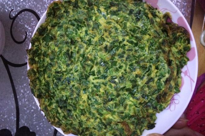 韭菜鸡蛋饼