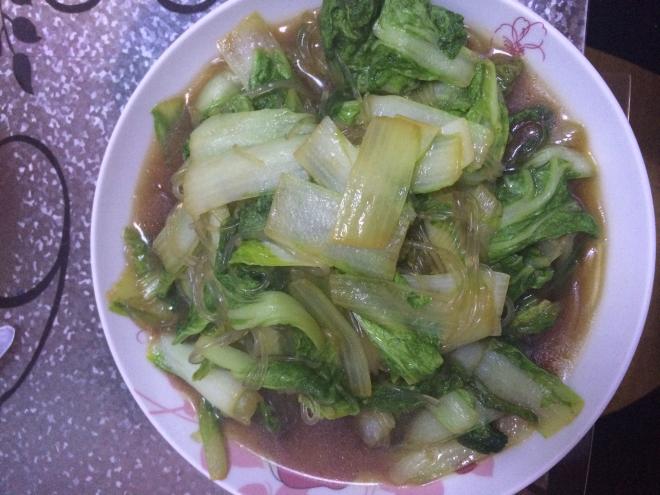 小白菜炖粉条