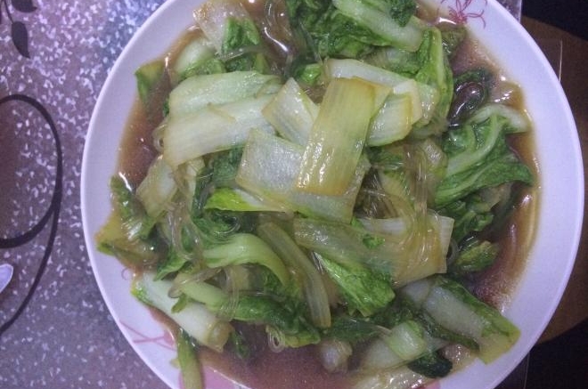 小白菜炖粉条