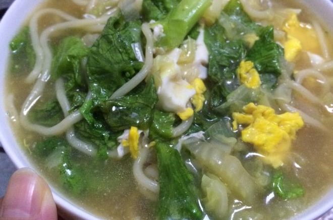 白菜炝锅面