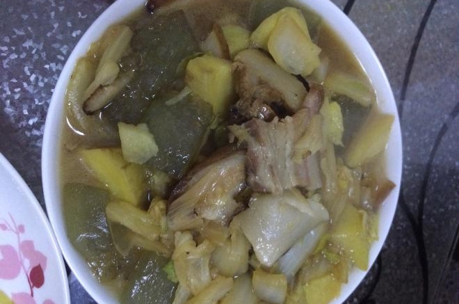 白菜土豆炖粉皮