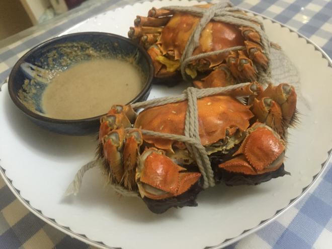 麻酱大闸蟹