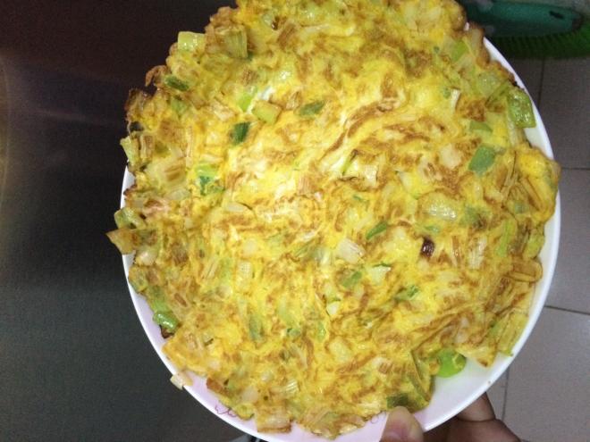 大葱炒鸡蛋