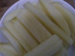 土豆清洗干净切成条状