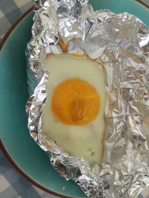 拿出，打开锡纸，即可食用