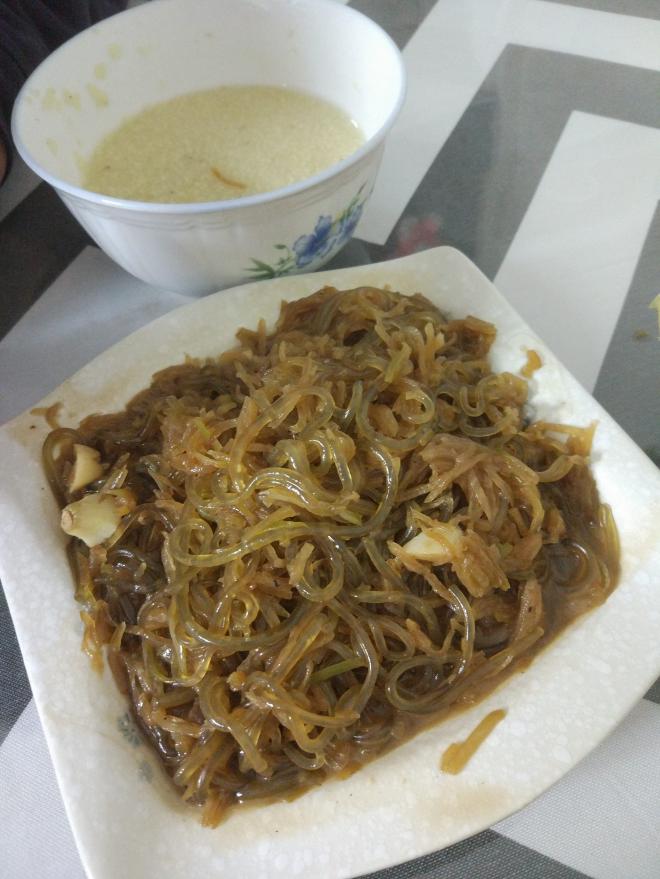 青萝卜丝炖粉条