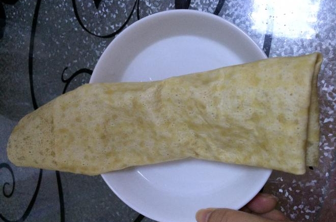煎饼卷土豆丝