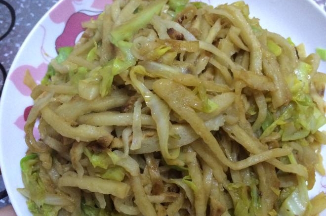 卷心菜炒饼