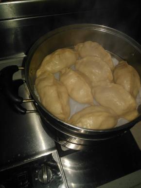 蒸大约30分钟，开锅.