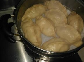 蒸大约30分钟，开锅.