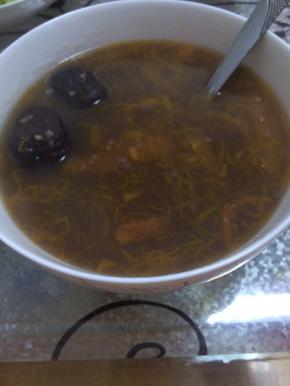 煮一定时间至熟。