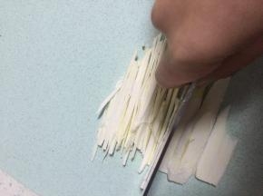 将茭白切丝