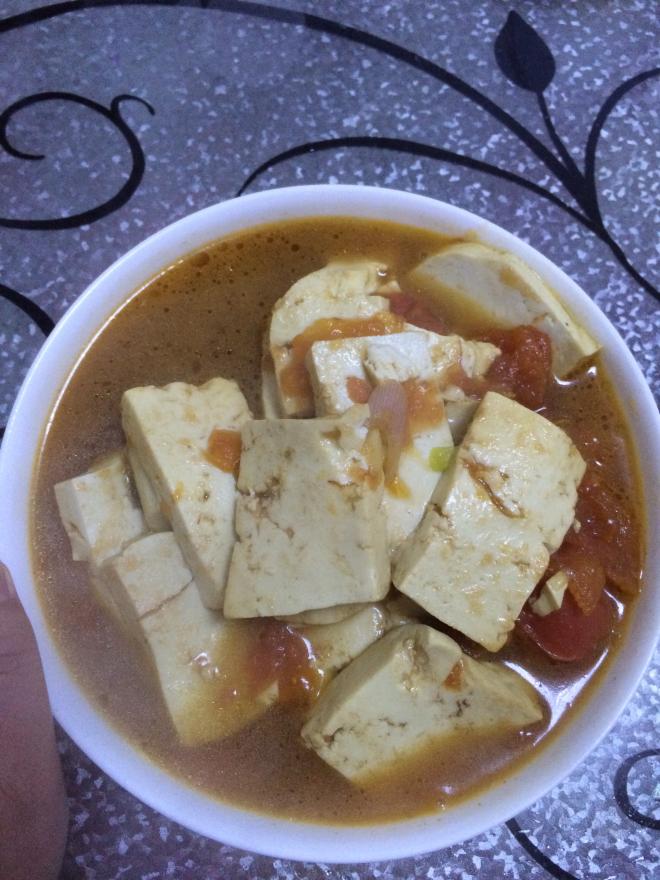 西红柿炖豆腐
